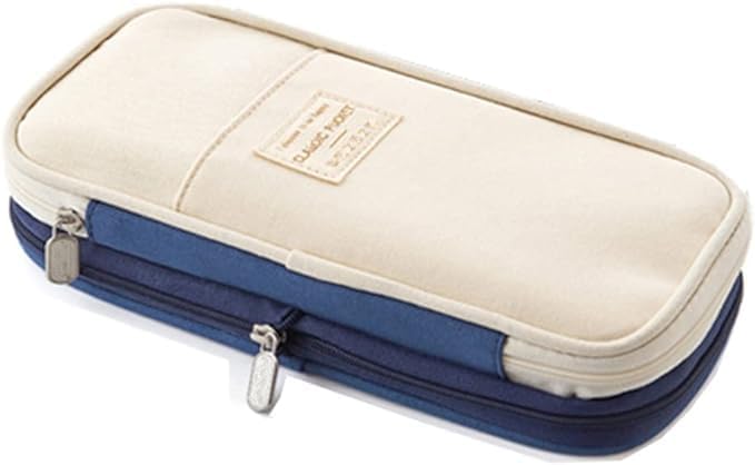 ARNUIXTY Large Storage Pencil Case Pen Bag with Zipper Big Capacity Pouch Organizer for Office Travel Holder Box - Image 4